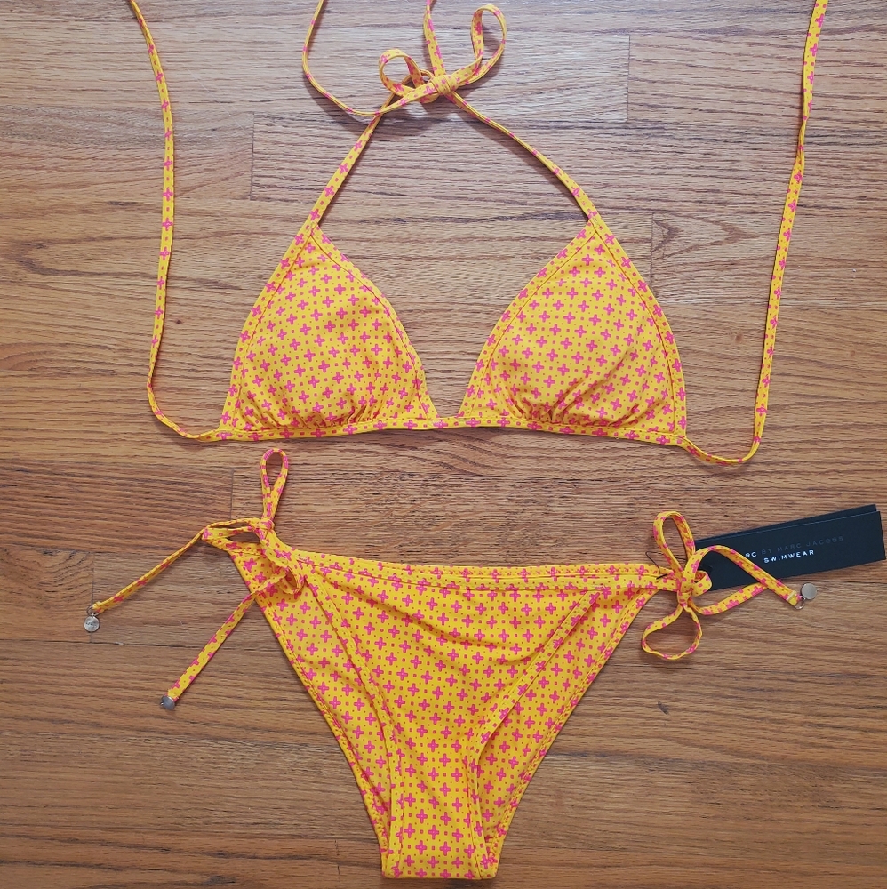 Marc by Marc Jacobs 2-Piece Bikini Lemon Pink